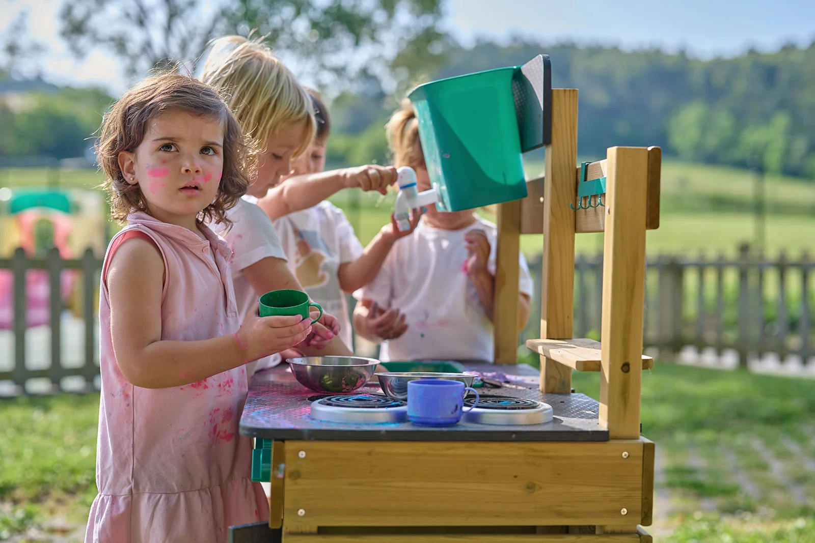 Teacher with Early Years children