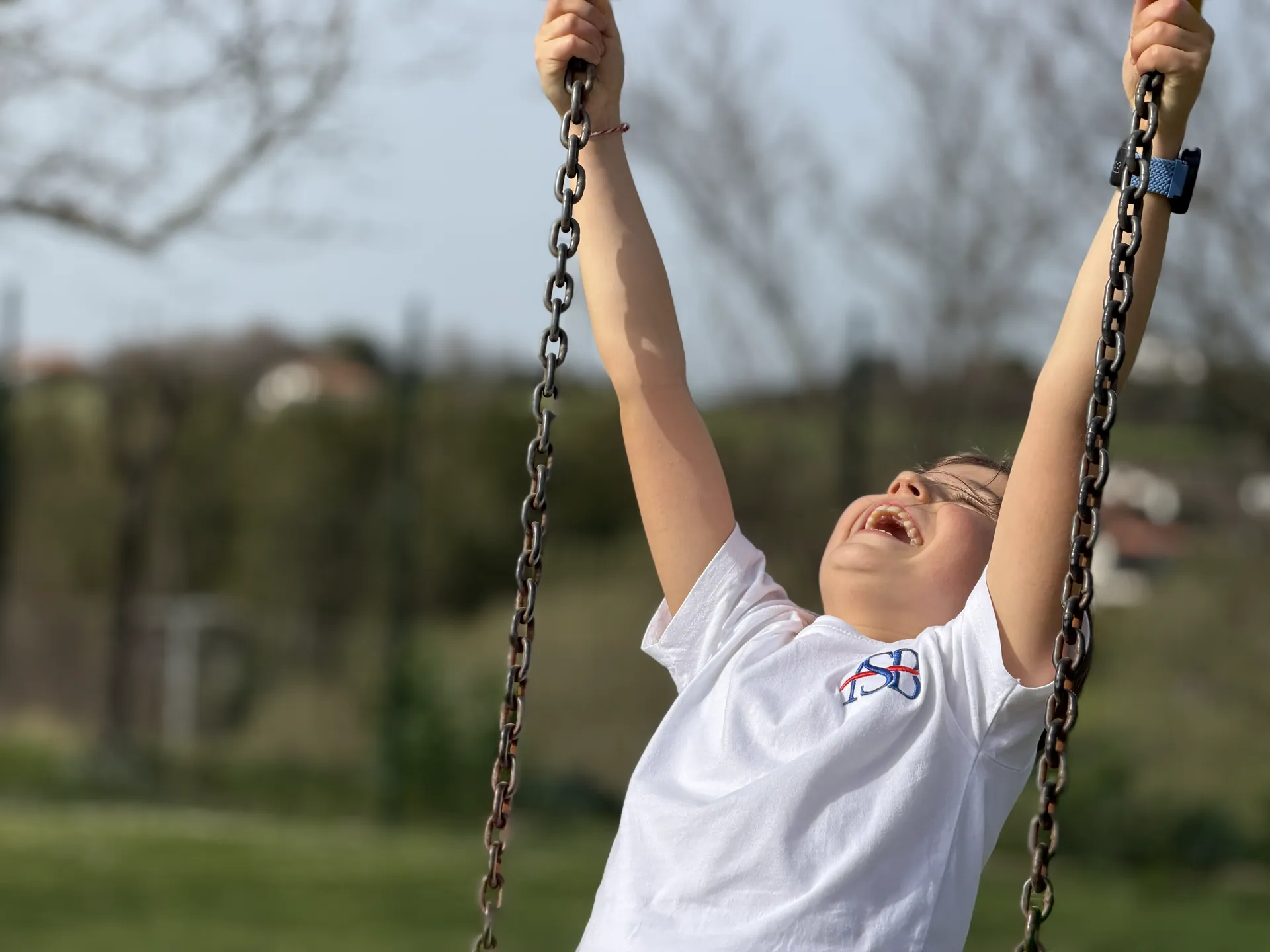 ASB student on the school playground